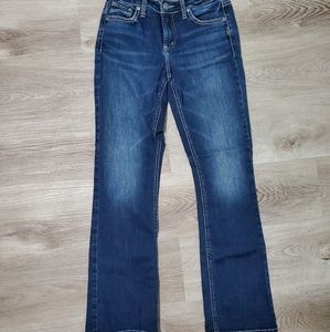 Silver Avery slim boot jeans